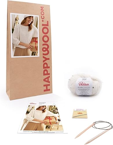 Phildar - Kit Tricot Pull Facile Georgia - Niveau Facile - idéal pour débuter - Nail Gallerys