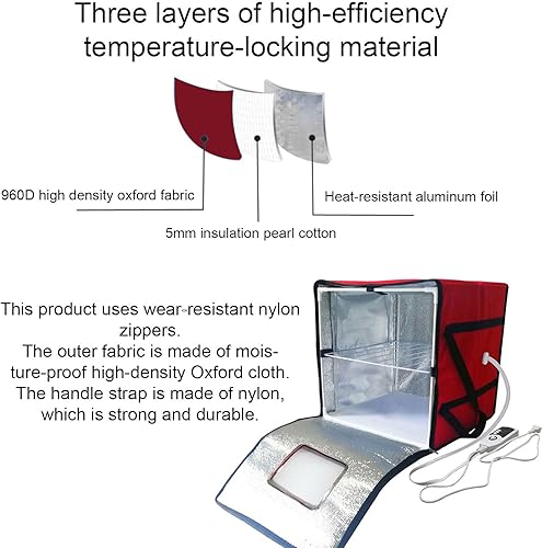 lilishangmao Étuve À Pain avec Minuterie Numérique | 10 Min-96 H, Levain Réutilisable, avec Contrôle De Température De 1 °C À 60 °C, pour La Fabrication De Pain, Yaourts, Natto Et Savons Artisanaux,L - Nail Gallerys