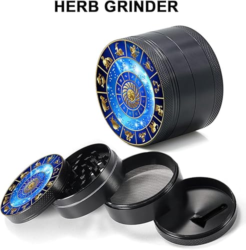Herb grinder set, Spespo moulins à épices alliage de zinc Noir 2,0 pouces(5cm) Motif constellations (Constellation-Set) - Nail Gallerys