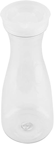 Jus Transparent Bouteille d'Eau Pichet Eau Chaude Froid Jus Pichet Pichet en Acrylique pour Bar Usage Domestique(1000ML) - Nail Gallerys