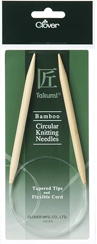 Clover aiguille circulaire bambou 120cm 3.50mm - Nail Gallerys