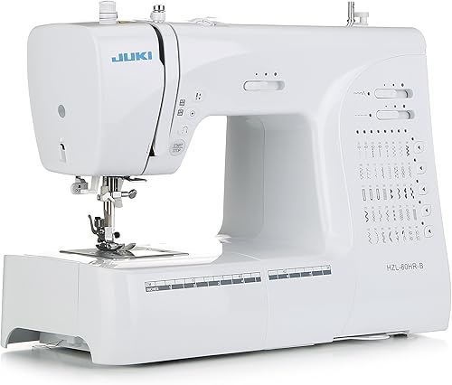 Juki Hzl-60HR-B Machine à Coudre Electronique, Métal, Blanc, 40 x 18, 8 x 29 cm - Nail Gallerys