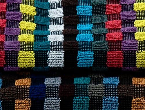 Torchon Mineur essuie main multicolore damier Lot de 5 - Nail Gallerys