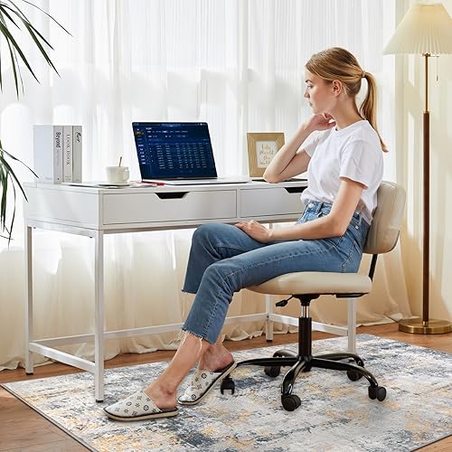 Capslpad Tapis de chaise antidérapant pour sol en bois dur - 90 x 120 cm - Gris doré - Abstrait - Tapis de protection du sol - Pour sols durs - Bureau - Chaise de bureau - Nail Gallerys