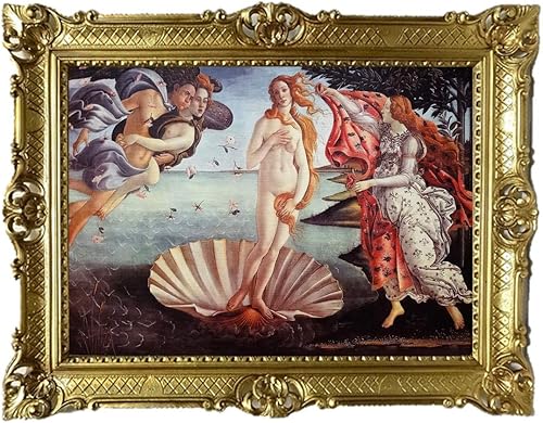 Lnxp Magnifique tableau baroque * La naissance de Vénus * Peinture par Sandro Botticelli 90 x 70 cm - Nail Gallerys