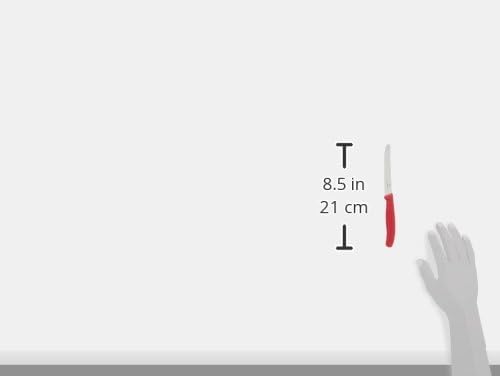 Victorinox Lot de 6 couteaux de table Swiss Classic - Couteau de cuisine - Couteau à pain - Lame dentelée - Fabriqué en Suisse - Multicolore - Nail Gallerys