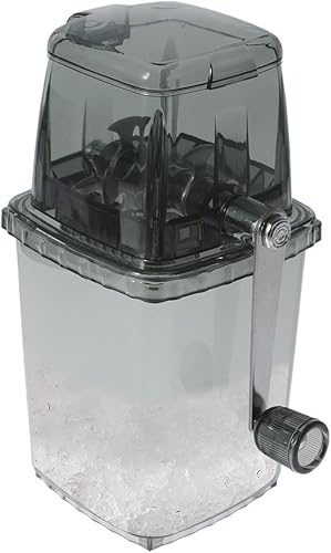 UHLSNHK Machine À Glace Pilée Manuelle, Broyeur À Glace Pilée Manuel, Machine À Glace Pilée À La Main Portable Mini Brise-Glace Rotatif Machine À Glace Pilée À Glaçons(Noir) - Nail Gallerys