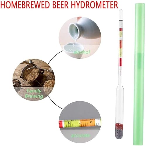 Rvtkak Hygromètre 3 en 1 pour vin, bière, alcool - Nail Gallerys