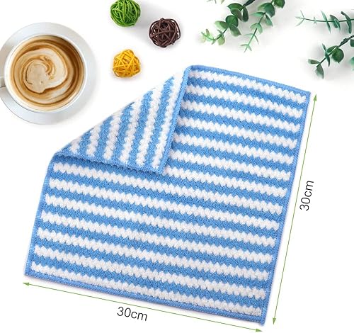 Vicloon Cuisine Chiffon de Nettoyage,6pcs Chiffon Microfibre Nettoyage Serviettes de Nettoyage Tout Usage Multifunction pour Salle de Bain Maison Cuisine Bureau Voiture,Multicolore - Nail Gallerys