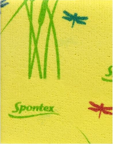 SPONTEX - Tiponge - 15 tissus éponges absorbants ultra souples avec motifs - 5 lots de 3 éponges - Nail Gallerys