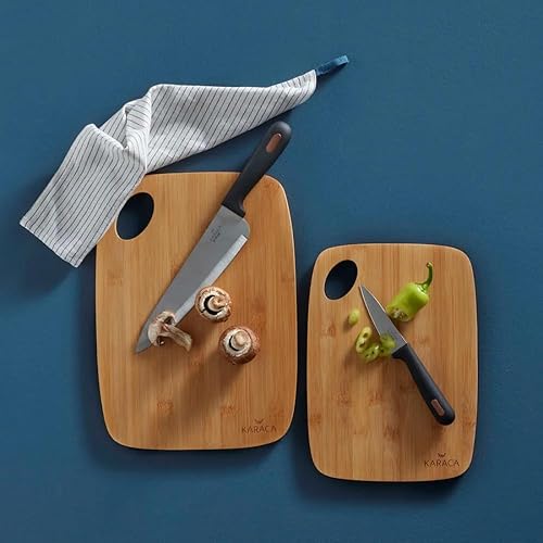 Karaca Karya Planche à Découper lot de 2 pour la Cuisine - Nail Gallerys