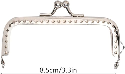 10 Pcs Sac À Main Cadre Fermoir Clip De Verrouillage Fournitures Bouche Lisse Carré 8.5 Cm Rectangulaire En Métal Bijoux Fermoir Collier Fermoir Coloré Sac À Main Cadre Sac À - Nail Gallerys