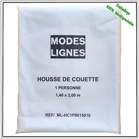 Modes Lignes - Housse de Couette jetable lit 140 x 200 - Nail Gallerys