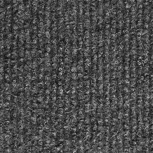 Floordirekt Tapis d'événement et d'exposition | Tapis en feutre aiguilleté | Tapis pour foires, mariages et événements | Revêtement de sol en plusieurs couleurs et tailles (200 x 500 cm, anthracite 55 - Nail Gallerys