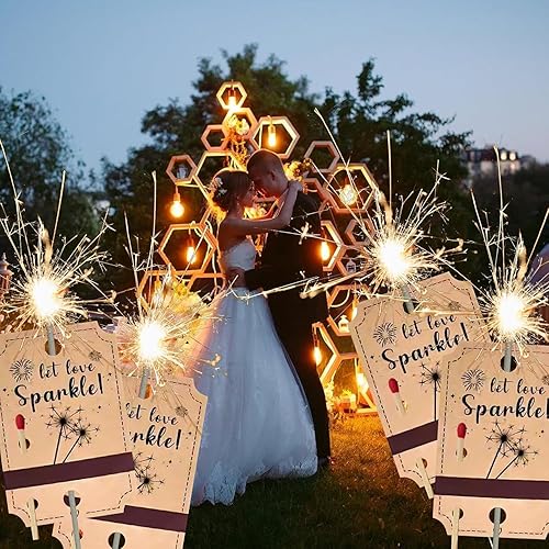 Lot de 100 étiquettes pour bougies magiques en papier kraft - Étiquettes de mariage pour bougies magiques - Pochettes métalliques avec bandes Match Striker - Pour les fêtes, les graduations, les - Nail Gallerys