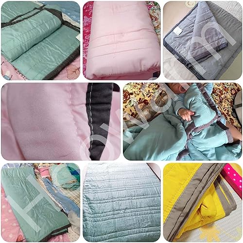 Hoowarm Couette D'été, Douce et Agréable Couette Face été Couette 140x200/180x200/100 x140 Légère Couette, Courtepointe Fine Coton Lavé, Couette de Lit Toutes Saisons(C,140x200cm/55x78in) - Nail Gallerys