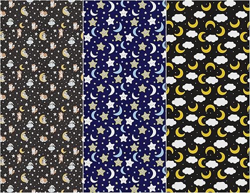 Heko Panels Tissus Pour Couture 3 Motifs Ameublement Fauteuil Meubles Canapés Chaises Coussins Décoration Opaque 121,5 x 156 cm Sport Balles - Nail Gallerys