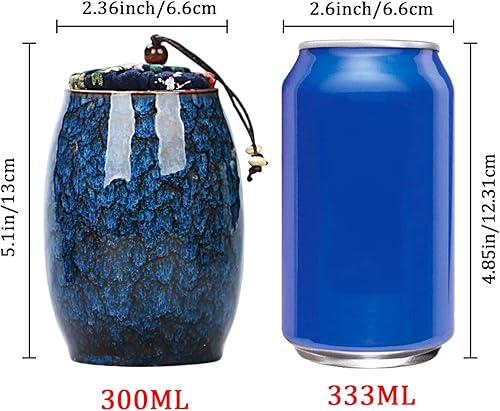 Bocaux de rangement de cuisine avec couvercles - Style vintage - Pour thé, café, sucre - En céramique - Pour café, thé, épices et noix (gris) - Nail Gallerys