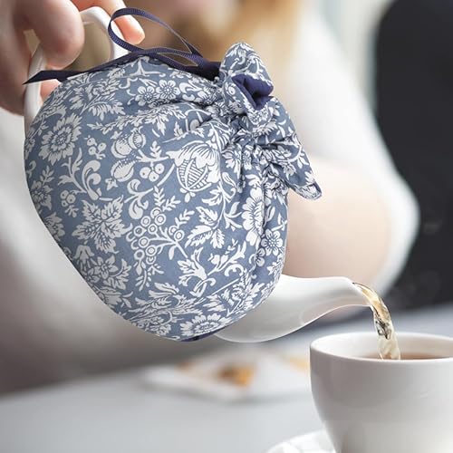 UPKOCH Housse isolante pour théière - Bouilloire à thé rétro - Accessoires tricotés - Chauffe-théière vintage - Chauffe-théière en coton - Poches isolantes - Housse de théière en tissu - Nail Gallerys