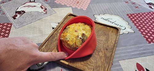 Lot de 6 moules en silicone antiadhésifs pour gâteaux au chocolat 10 cm - Nail Gallerys