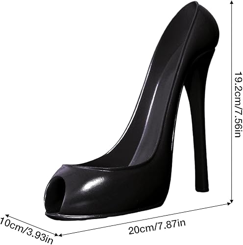 Porte-bouteille de vin - Supports de stockage en chaussure à talons hauts, Décor original | Petit porte-bouteille de vin rouge, Simple et élégant, Mesurant 8 pouces de haut, Parfait pour le comptoir d - Nail Gallerys