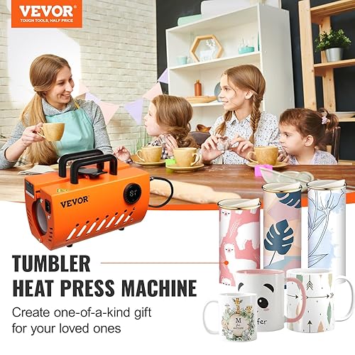 VEVOR Mug Presse à sublimation Mug Presse 11-30 oz, 620 W Mug Heater Imprimer Presse à Sublimation Noir, Presse à Tasse Presse à Chaud, Max 25 cm Presse à Chaleur Φ 7,3-8,7 cm Presse à Chaleur - Nail Gallerys