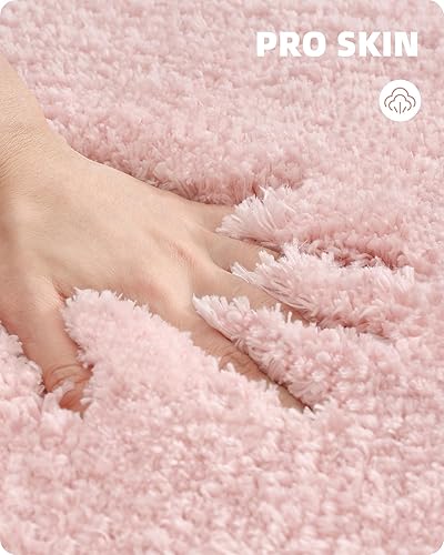 Color G Tapis de Bain 50 x 80 cm, Antidérapant Absorbant en Microfibre Doux, Lavable en Machine pour Salle de Bain et Toilette (Rose) - Nail Gallerys