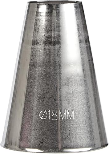 Silikomart 43.317.99.0000 BT218 Douille pour Poche à Douille Inox, Argent - Nail Gallerys
