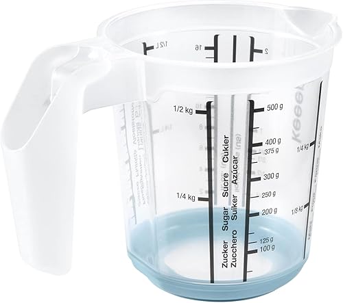 keeeper Pichet Doseur avec Fonction Antidérapante, 500 ml, Massimo, Nordic Blue - Nail Gallerys