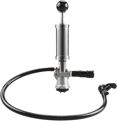 Pompe à Fût de Bière en Fer chromé, Robinet de Fût à Fermeture étanche avec Tuyau de Robinet, Fête Pique-Nique événements - Nail Gallerys