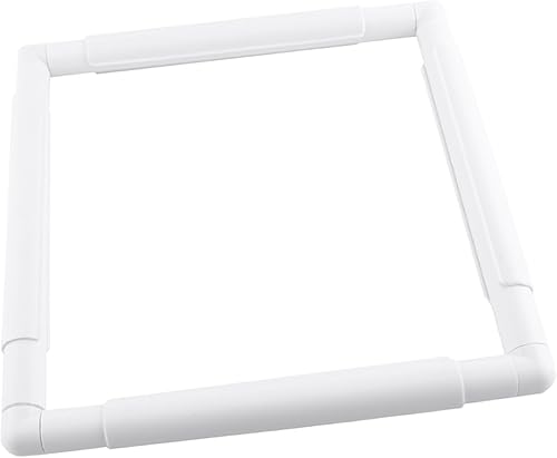 Cadre de Rouleau à Clip en Plastique pour Broderies Point de Croix Couche D'aiguille Outil Porte-Point de Croix Cadres de Matelassage pour la Main Pvc Metier a Broder Lap (27,9 * 27,9 cm) - Nail Gallerys