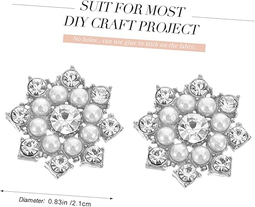 TOVINANNA 50pièces Accessoires Diy Flocon De Alliage Avec Perles Et Cristaux Pour Décoration De Téléphone Et Bijoux Créativité Et Élégance - Nail Gallerys