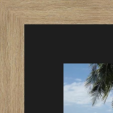 Cadres Photos pêle mêle multivues Noir 4 Photo(s) 13x18 Passe Partout, Cadre Photo Mural 60x23 cm Naturel Beige, 3.5 cm de Largeur - Nail Gallerys