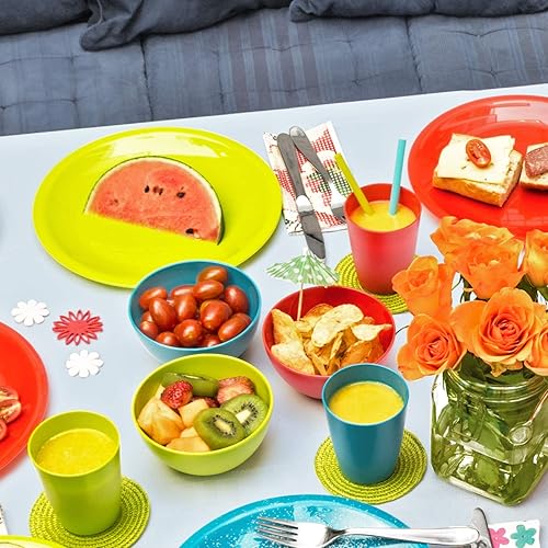 Rotho Caruba petit bol 0,45l, Plastique (PP) sans BPA, bleu, 0.45l (12.5 x 12.5 x 6.0 cm) - Nail Gallerys