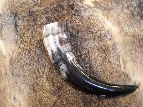 Hornschleiferei.de Frera Corne à boire env. 200-290 ml, 0,2-0,29 l - Nail Gallerys