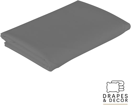 Drap plat 100 % coton 200 fils au pouce carré, respirant et de qualité hôtelière, facile d'entretien, résistant à la décoloration (argenté, super king size) - Nail Gallerys