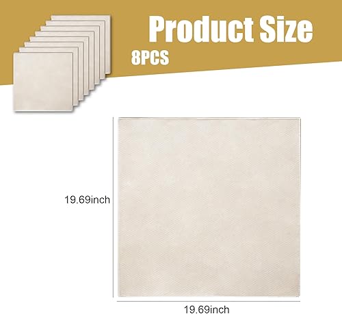 WYRGQIQN Etamine Alimentaire, Toile à Fromage, 8 chiffons en coton réutilisables pour presser le tofu, filtrer le lait de noix et filtrer les aliments, aide de cuisine idéale - Nail Gallerys