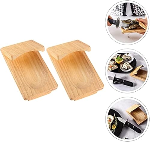 Lot de 2 pinces à huîtres en bois - Pour ouvrir les huîtres et les crustacés - Nail Gallerys