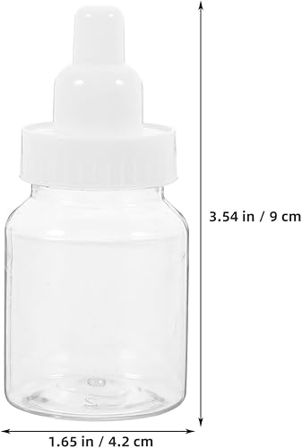 Zerodeko Biberon Faveur 12 Pièces Mini Bouteilles De Bonbons En Plastique En Plastique Biberon Boîte-Cadeau Anniversaire Baby Shower Party Favors Décorations De Fête - Nail Gallerys