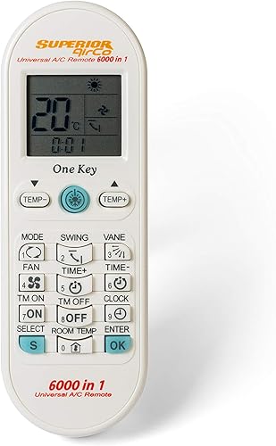 Superior Electronics SUPCU003, Airco 6000in1 Télécommande Universelle pour climatiseurs avec la Plus Grande Base de données - Nail Gallerys