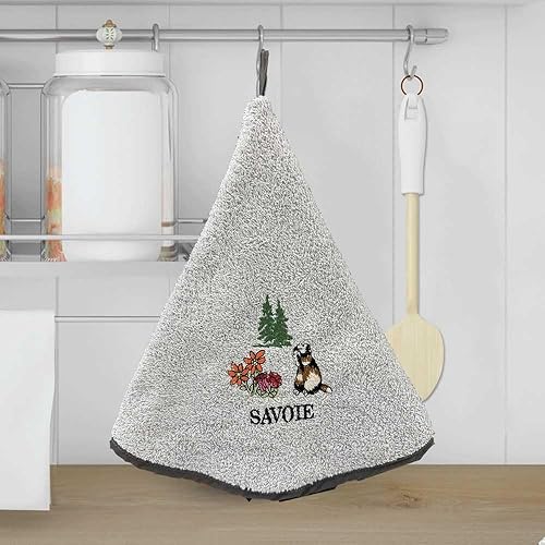 Essuie-main rond motifs Montagne - Nail Gallerys