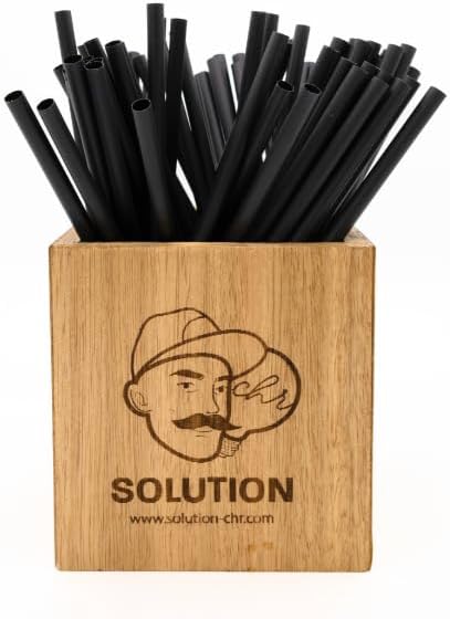 Pack de 5000 Pailles CAÏPI amidon de maïs 6x150 mm biodégradables - Nail Gallerys