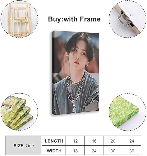 ETOMEY SWAG SUGA 1 Poster sur toile pour décoration de chambre à coucher, bureau, chambre, cadeau sans cadre, 30 x 45 cm - Nail Gallerys