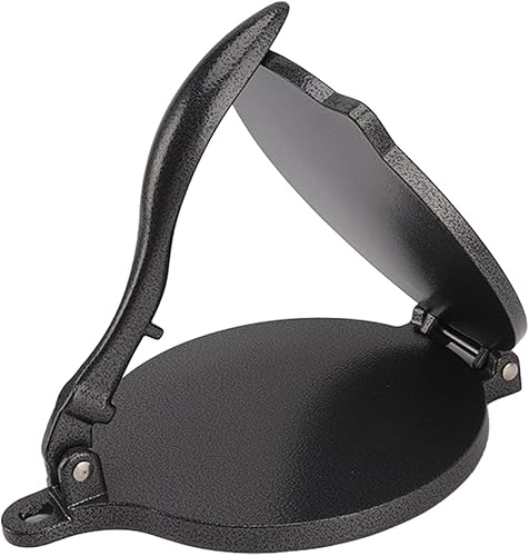 Presse à Tortilla Manuelle en Alliage D'aluminium, pour la Fabrication de Galettes de Pizza, Machine à Tortilla, Presse à Pâte, Presse à Tortilla à la Farine (20 cm Noir) - Nail Gallerys