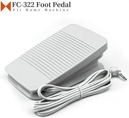 Blooy - Pédale FC-322 avec cordon pour machine à coudre Brother Babaylock Juki Simplicity SE600 CS6000I XC8816021 - Nail Gallerys