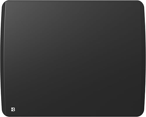 BESTHERM - Radiateur électrique fixe à inertie sèche céramique 1000W Bestherm ARIA horizontal noir - Nail Gallerys