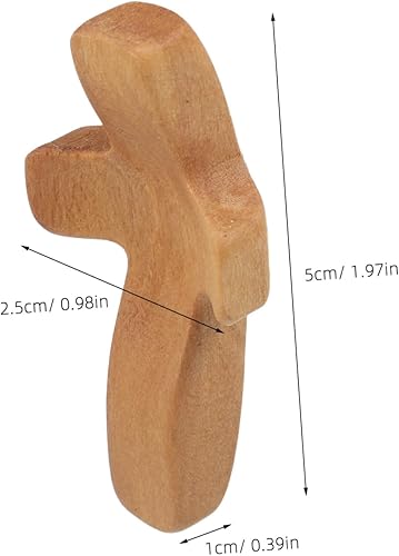 IMIKEYA Crucifix Bois Avec Poignée Décoration Murale Religieuse Crucifix Bois De Pin Pour Prière Symbole Sacré Pour Maison Et Église Couleur Beige - Nail Gallerys