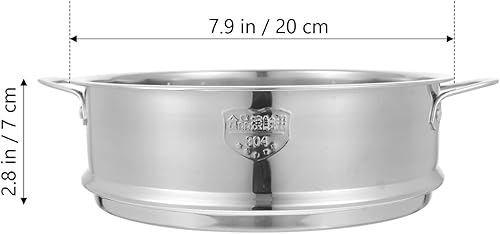 UPKOCH Panier Vapeur Acier Inoxydable Avec Poignées Pratiques Grille De Cuisson Pour Cuisine Maison Et Restaurant Idéale Pour Cuisson Vapeur - Nail Gallerys