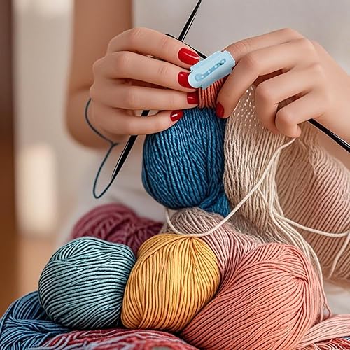 Anneau de crochet pour doigts - Outil séparé par anneau de tricot - Assistant de protection du pouce réglable - Boucle lumineuse pour tissage, , artisanat, accessoires - Nail Gallerys