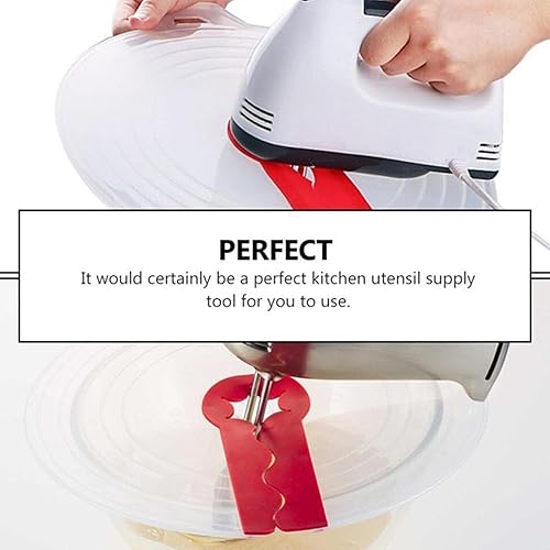 Geteawily Protection anti-éclaboussures pour mixeur | 30,5 cm – Ustensiles de cuisine, fouet de bol à œufs, couvercle anti-éclaboussures pour mixeurs électriques manuels - Nail Gallerys